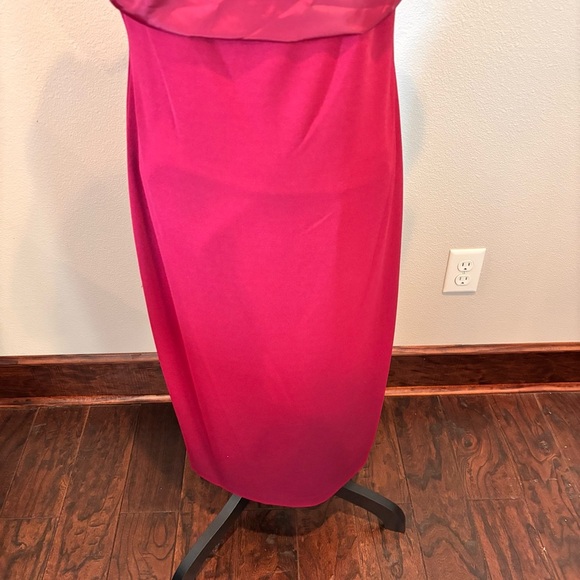 NWT Belle by Badgley Mischka Harlow Off-the-Shoulder Puffed Sleeve Dress,size 12 - Picture 5 of 14